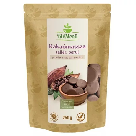 BioMenü BIO KAKAÓMASSZA tallér perui 250 g