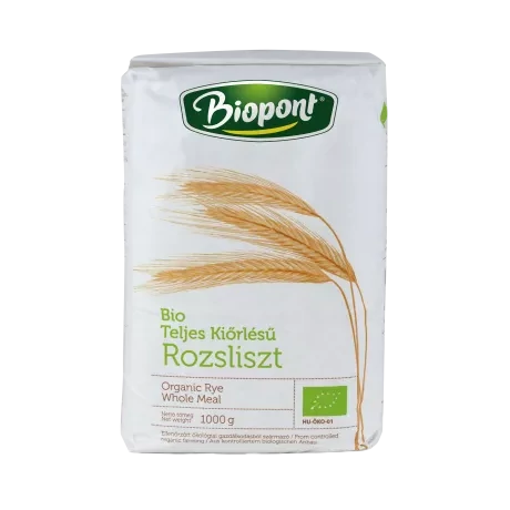 Biopont bio teljes kiörlésű rozsliszt 1kg