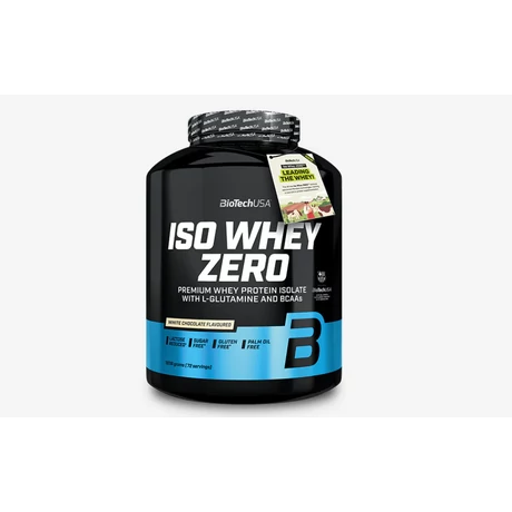BioTechUSA Iso Whey Zero - 1816 g fehér csokoládé