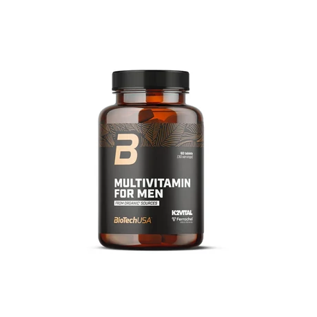 BioTechUSA Multivitamin For Men from organic sources - 60 tabletta