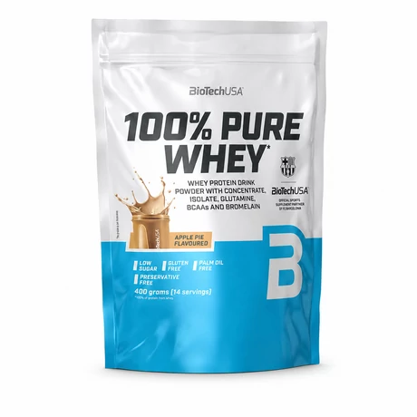 BioTechUSA 100% Pure Whey 400g almás pite