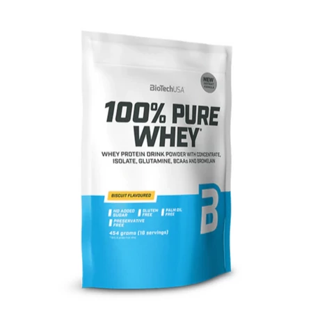 BioTechUSA 100% Pure Whey 454g black biscuit