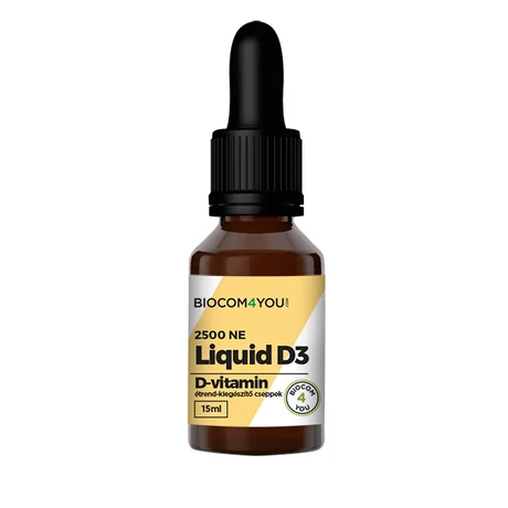 Biocom Liquid D3 D-vitamin csepp 2500NE 15ml