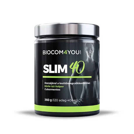 Biocom Slim 40 Körte ízű italpor 360 g
