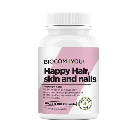 Biocom Happy Hair, Skin and Nails kapszula 100 db