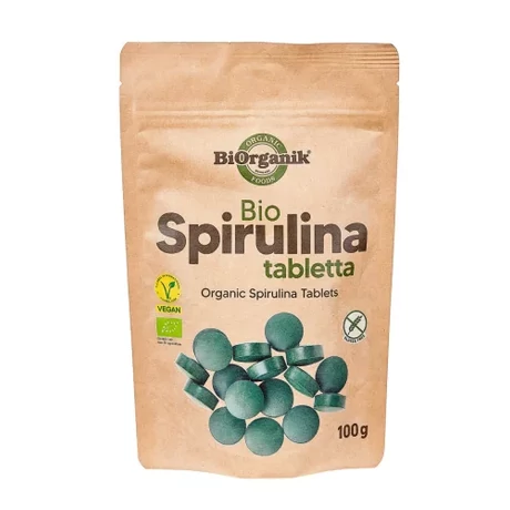 BIO spirulina tabletta 100g