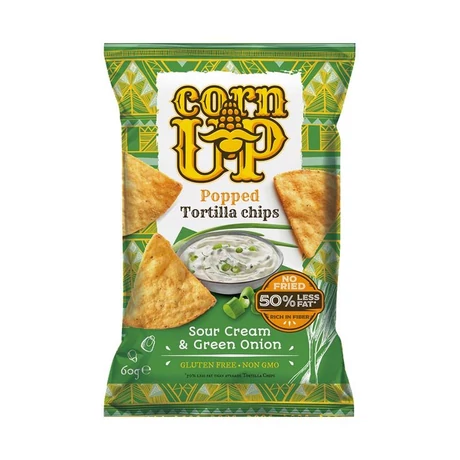 Corn Up Tortilla chips Hagymás tejfölös ízű 60 g
