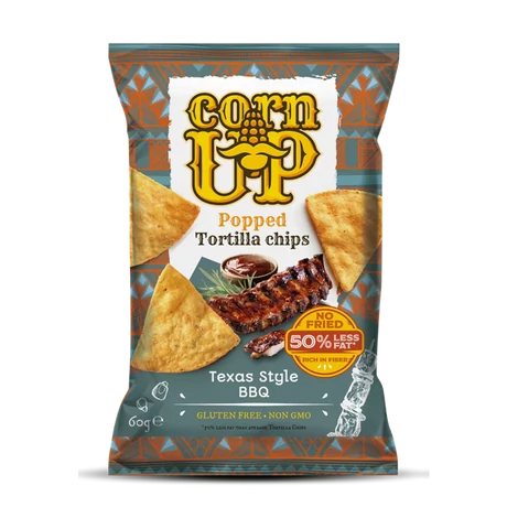 Corn Up Tortilla chips Barbecue ízű 60 g