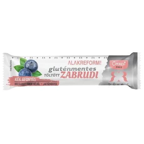 Cornexi zabrudi alakreform kék áfonyás töltelékkel töltött zabrúd kakaós bevonattal, édesítőszerrel hcn 30g