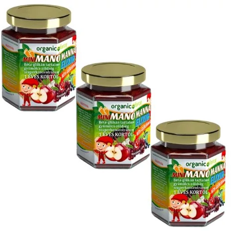 Organicforce MINI Manó Manna Elixír 1-3 éves kor között 3x210g 