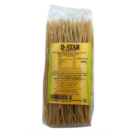 D-STAR száraztészta spagetti 200g