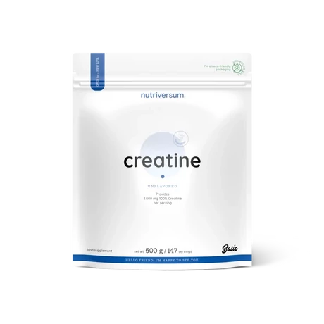 Nutriversum Basic Creatine Monohydrate 500g ízesítetlen Nutriversum Basic Creatine Monohydrate 500g ízesítetlen