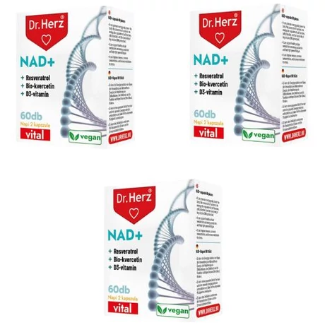 DR Herz NAD+ 3x60 db kapszula doboz