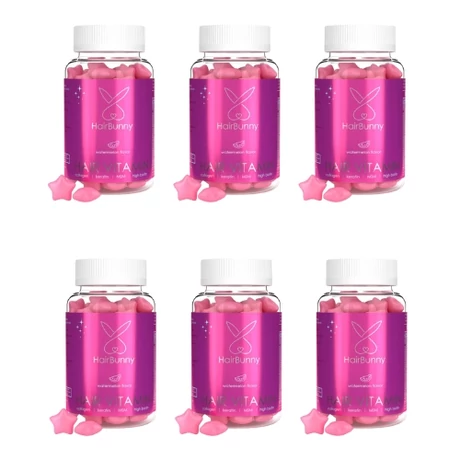 Limited Edition HairBunny® Star hajvitamin 6 havi adag (360 db)