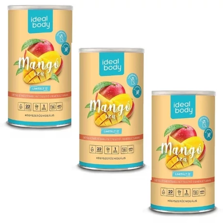 IdealBody diétás fehérje turmixpor MANGÓ 3x525G