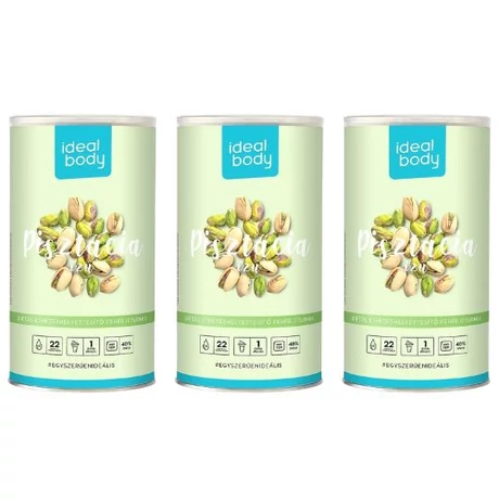 IdealBody diétás fehérje turmixpor PISZTÁCIA 3x525G
