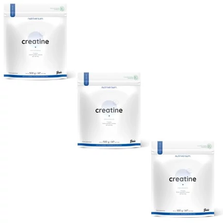 Nutriversum Basic Creatine Monohydrate 3x500g ízesítetlen