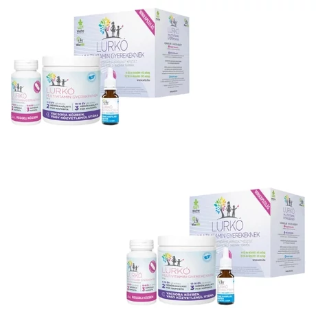 WTN Lurkó Multivitamin Gyerekeknek, minikapszulás x2
