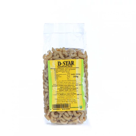 D-STAR száraztészta szarvacska 200g