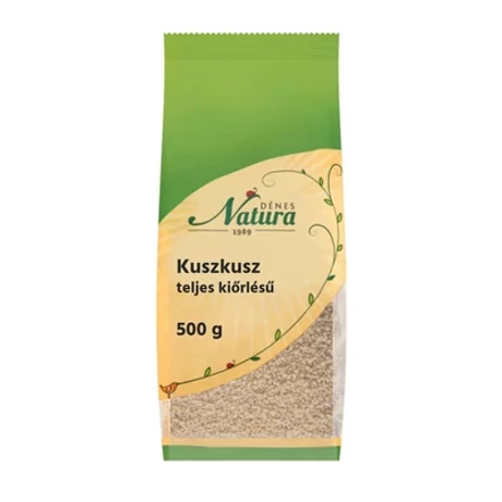 Dénes Natura Kuszkusz teljes kiőrlésű 500 g Dénes Natura Kuszkusz teljes kiőrlésű 500 g