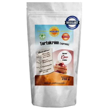 Dia-Wellness Tortakrém expressz eper MN 250 g