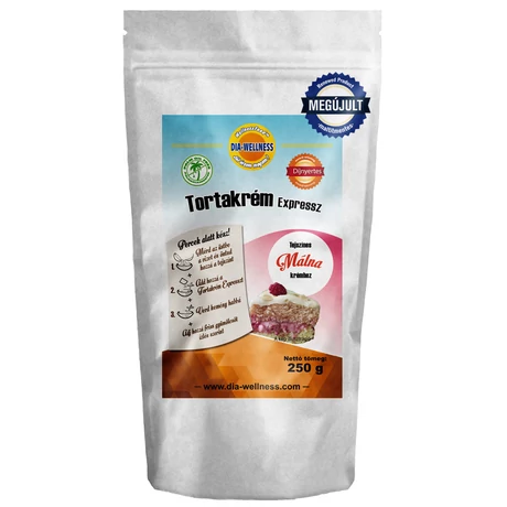 Dia-Wellness Tortakrém expressz málna MN 250 g