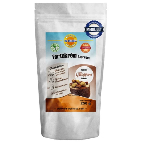 Dia-Wellness Tortakrém Express mogyoró 250g (Sz)