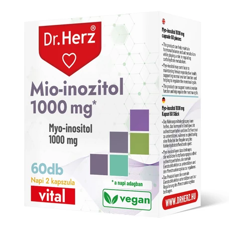 Dr. Herz Mio-inozitol 1000 mg 60 db kapsz