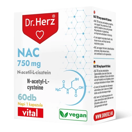 Dr. Herz NAC 750 mg 60 db kapsz