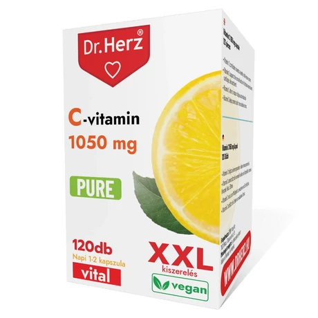 Dr. Herz C-vitamin 1050 mg PURE XXL 120 kapsz.