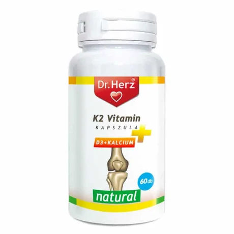 DR Herz K2 Vitamin + D3 + Kalcium 60db kapszula