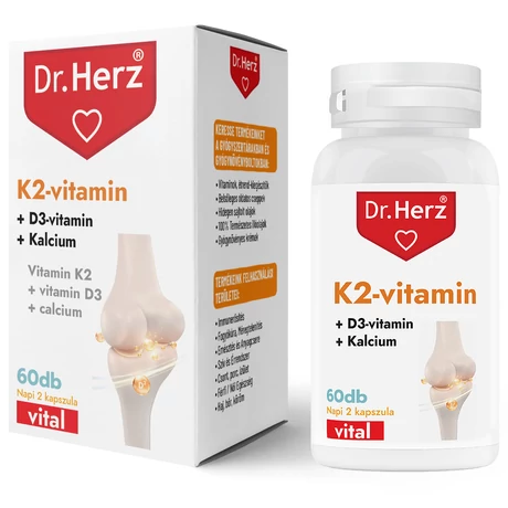 DR Herz K2 Vitamin + D3 + Kalcium 60db kapszula (Sz)