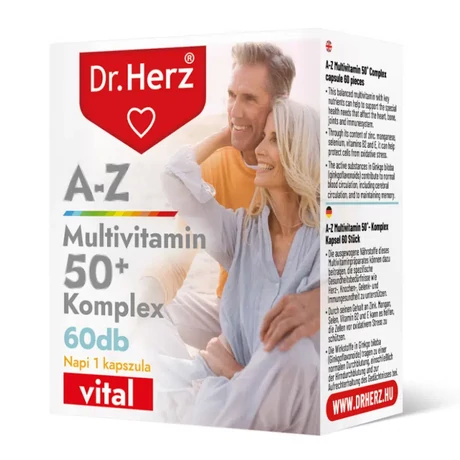 DR Herz A-Z 50+ Multivitamin Komplex 60 db kapszula doboz