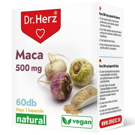 DR Herz Maca 500 mg kapszula 60db