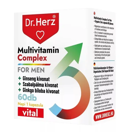 DR Herz Multivitamin Férfiaknak 60db kapszula doboz