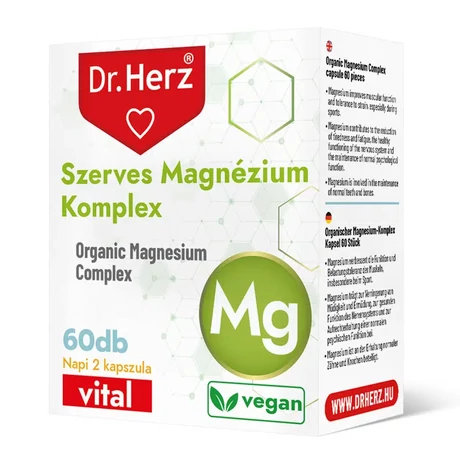 DR Herz Szerves Magnézium KOMPLEX 60 db kapszula doboz