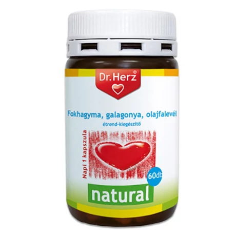 DR Herz Cardio Fokhagyma, galagonya, olajfalevél 60 db kapszula