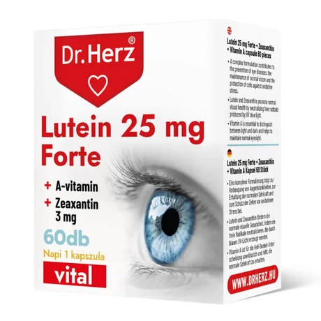 DR Herz Lutein 25 mg Forte 60 db kapszula doboz