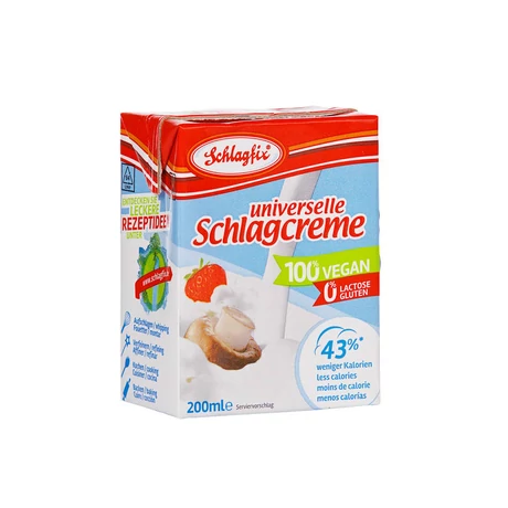 Schlagfix vegán habkrém 15% -édesített 200ml