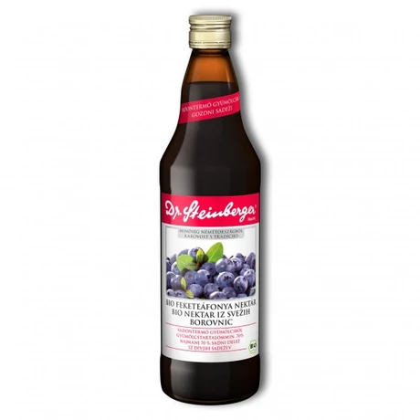 Dr. Steinberger bio feketeáfonya nektár 750ml