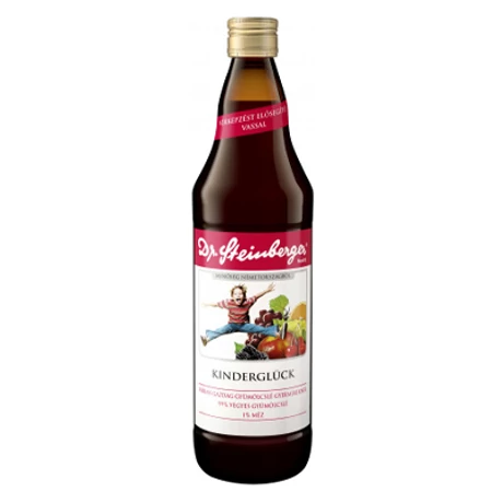 Dr.Steinberger Kinderglück - vasban gazdag vegyes gyümölcslé - 750 ml