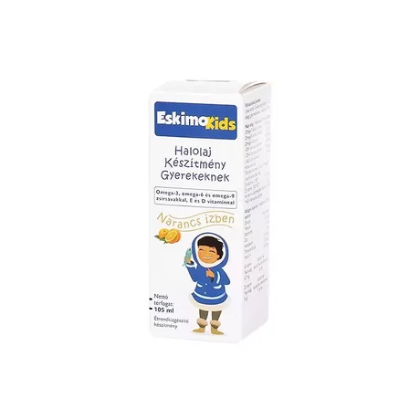 Eskimo Kids halolaj narancs ízben 105 ml