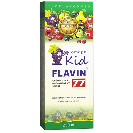 Flavin77 Omega Kid szirup 250ml (green)