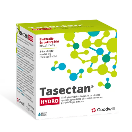Tasectan Hydro speciális gyógyászati célra szánt élelmiszer, por belsőleges oldathoz 6x