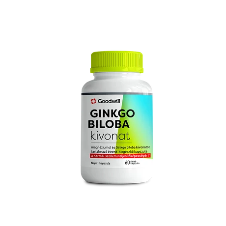 Goodwill Ginkgo biloba kivonat kapszula 60x