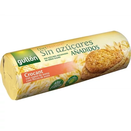 Gullon Crocant zabkeksz cukor hozzáadása nélkül 280 g