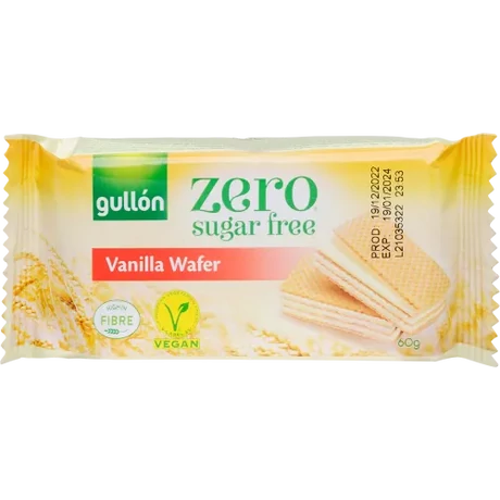 Gullon cukormentes nápolyi vaniliás 60g