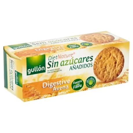 Gullon cukormentes Digestiva Avena - Zabpelyhes keksz 410g