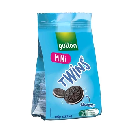 Gullon Mini Twins tejkrémes 100 g