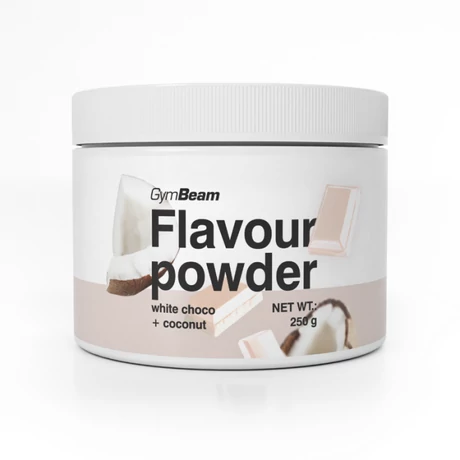 GymBeam Flavour Powder 250 fehércsoki kókusz